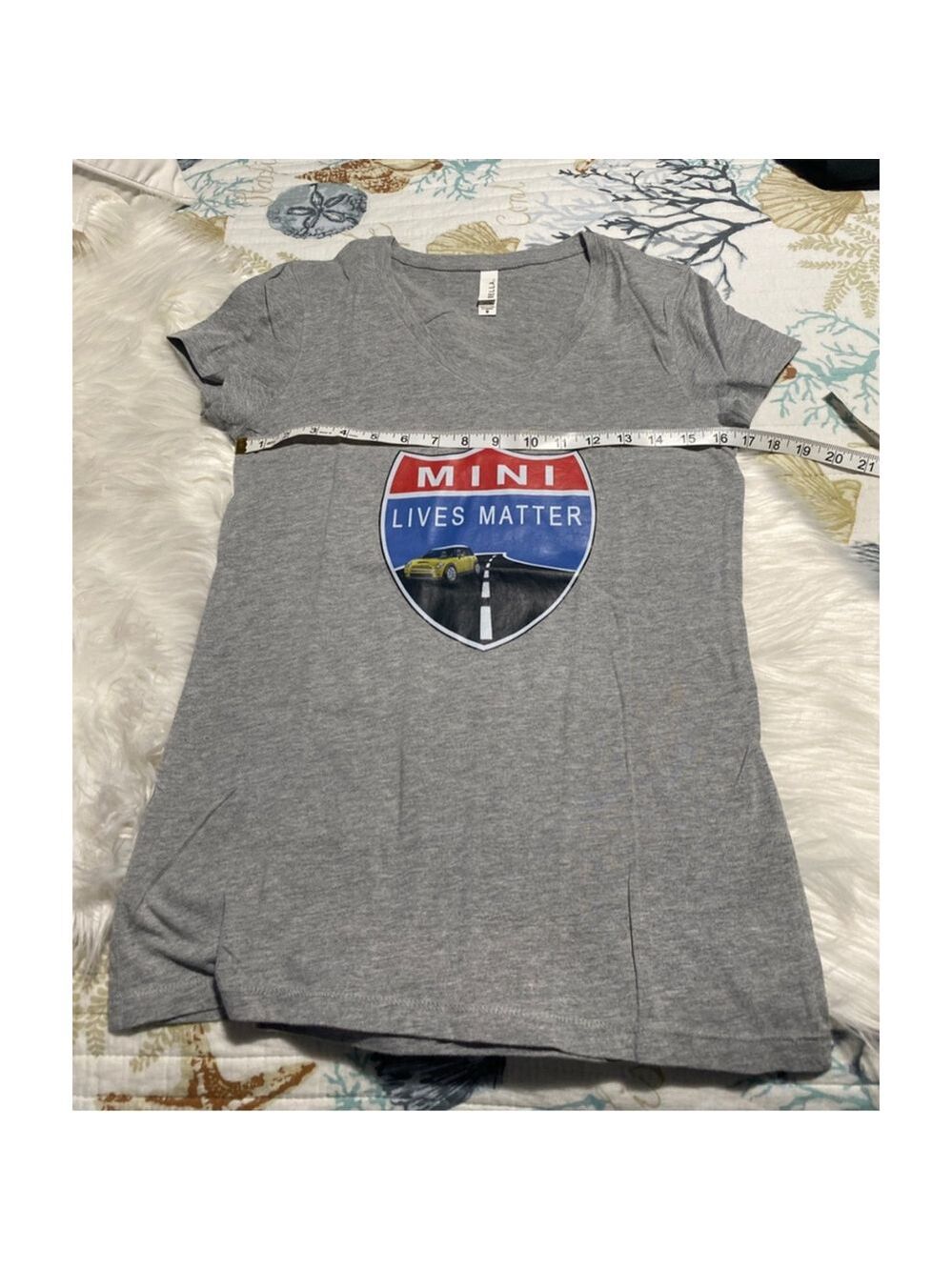 2 for $12 from my closet-Mini cooper lovers!Women's Bella Gray Mini Lives Matter